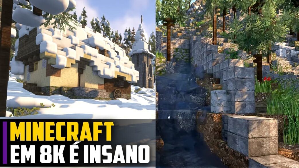 Minecraft 8k gameplayrj