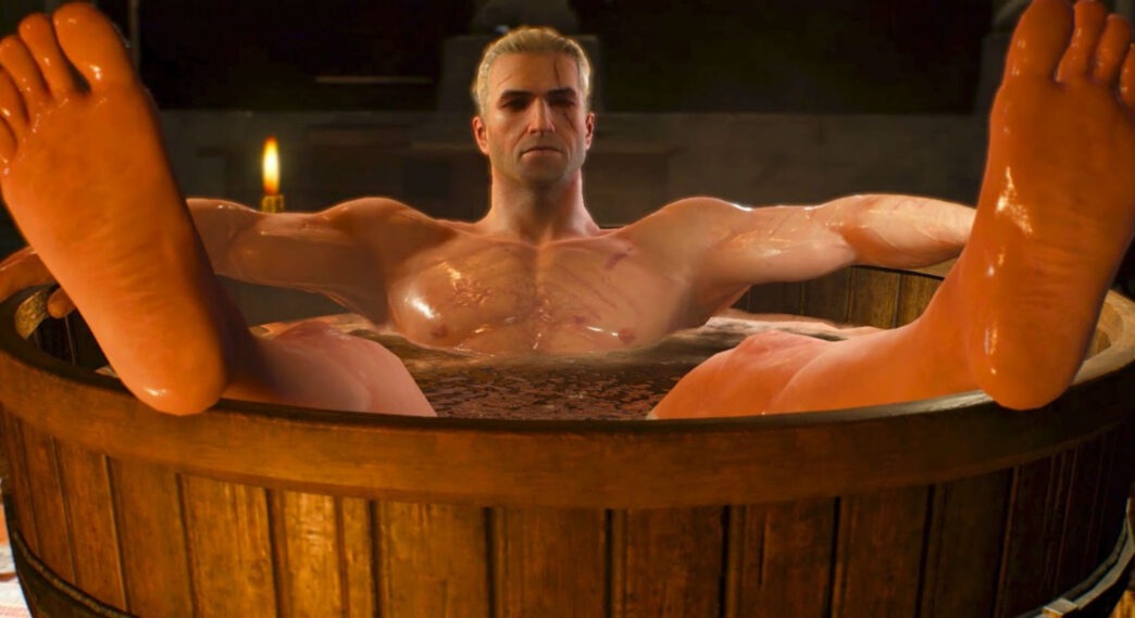 The Witcher 3 banheira