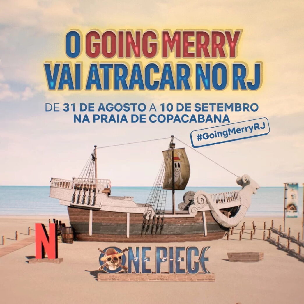 One Piece Going Merry barco Copacabana Netflix