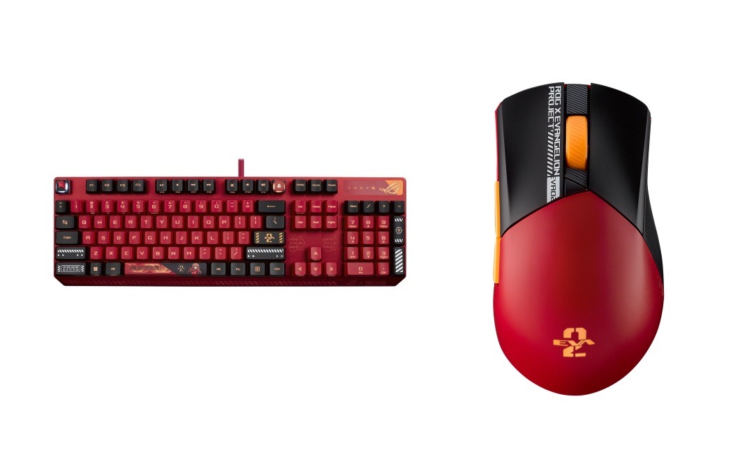 steven spielberg Mouse gamer e teclado Evangelion ROG