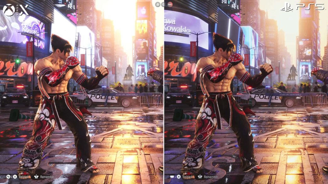 Tekken 8 comparação gráfica