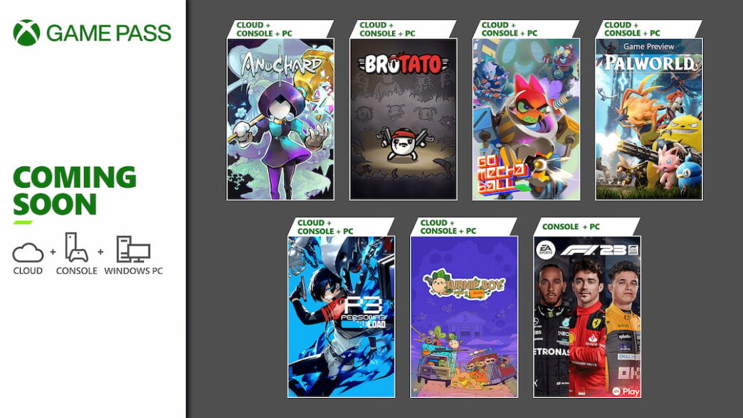 Xbox Game Pass jogos janeiro 2024