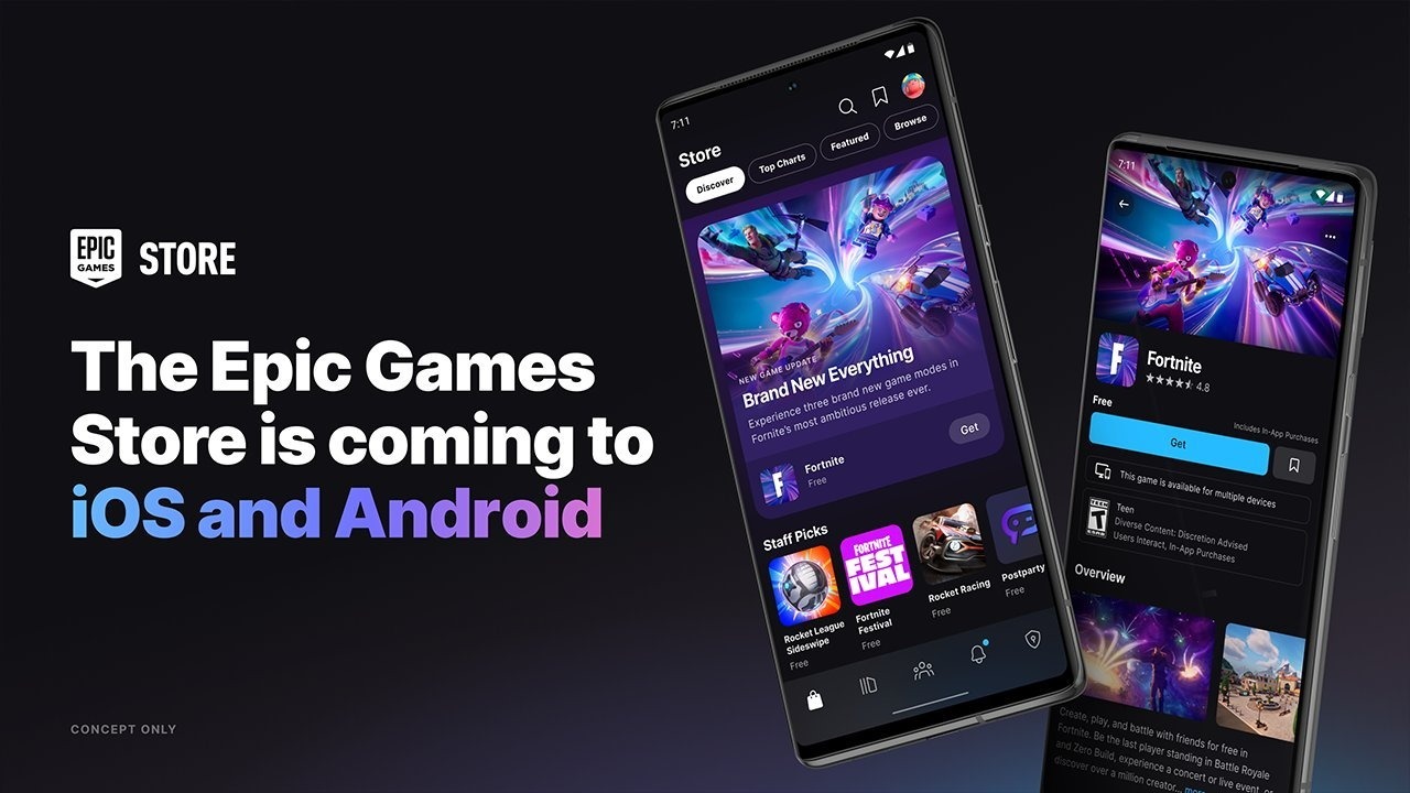 Xbox Epic Games Store para Android e iOS