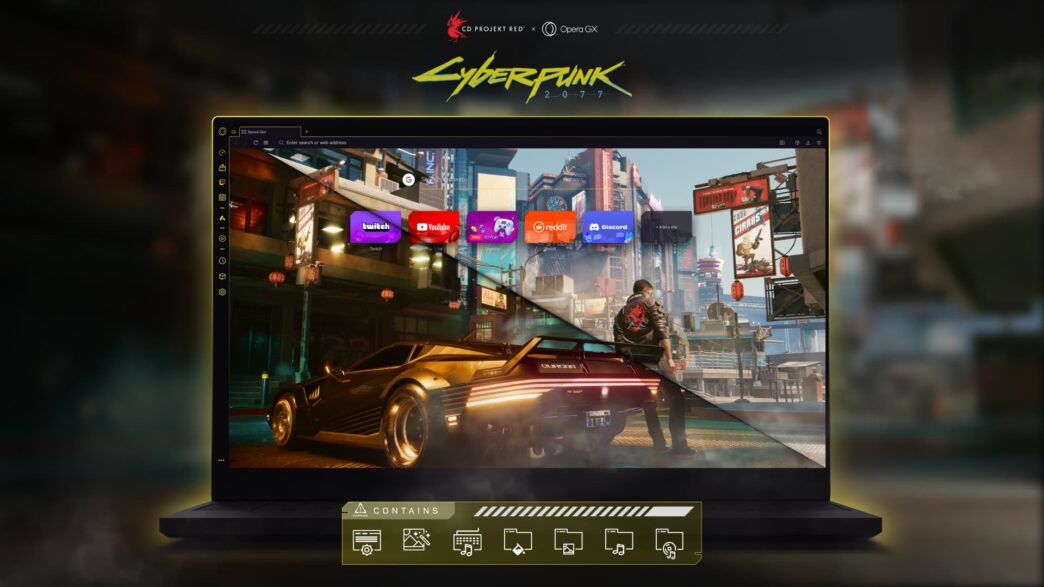 Opera GX Cyberpunk 2077 mod