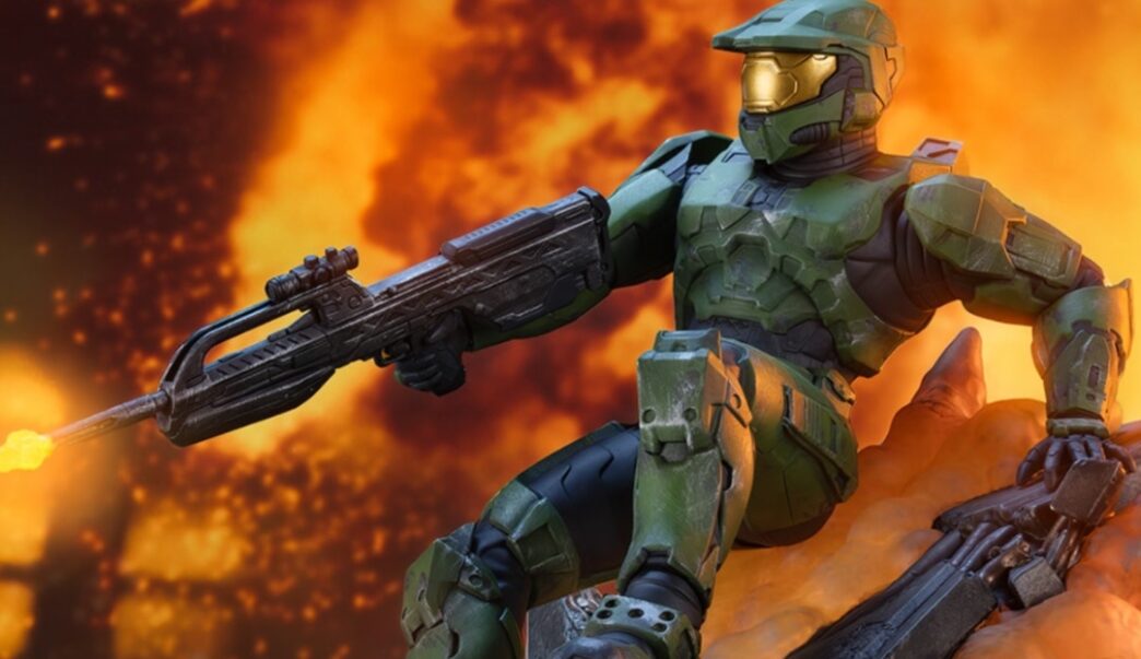 Halo 2 estátua comemorativa 20 anos