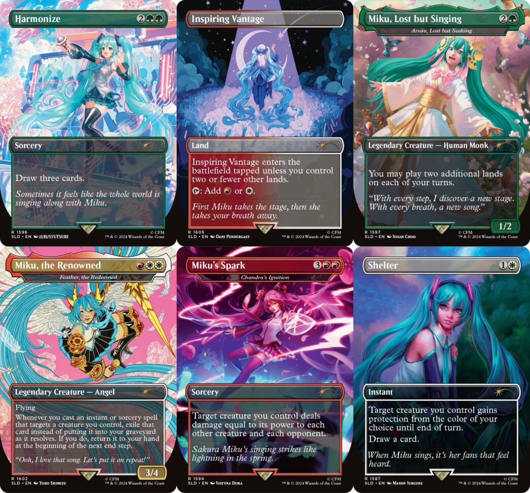 Hatsune Miku ganha cartas de Magic