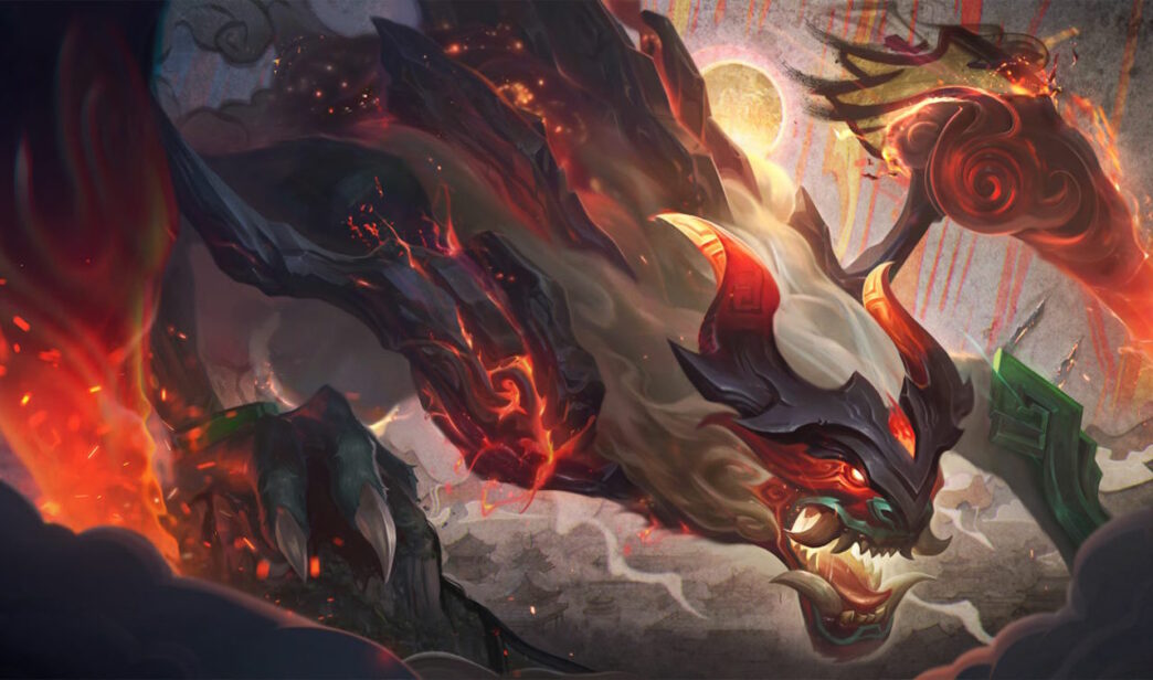 Cho'Gath Pergaminhos Shan Hai - League of Legends