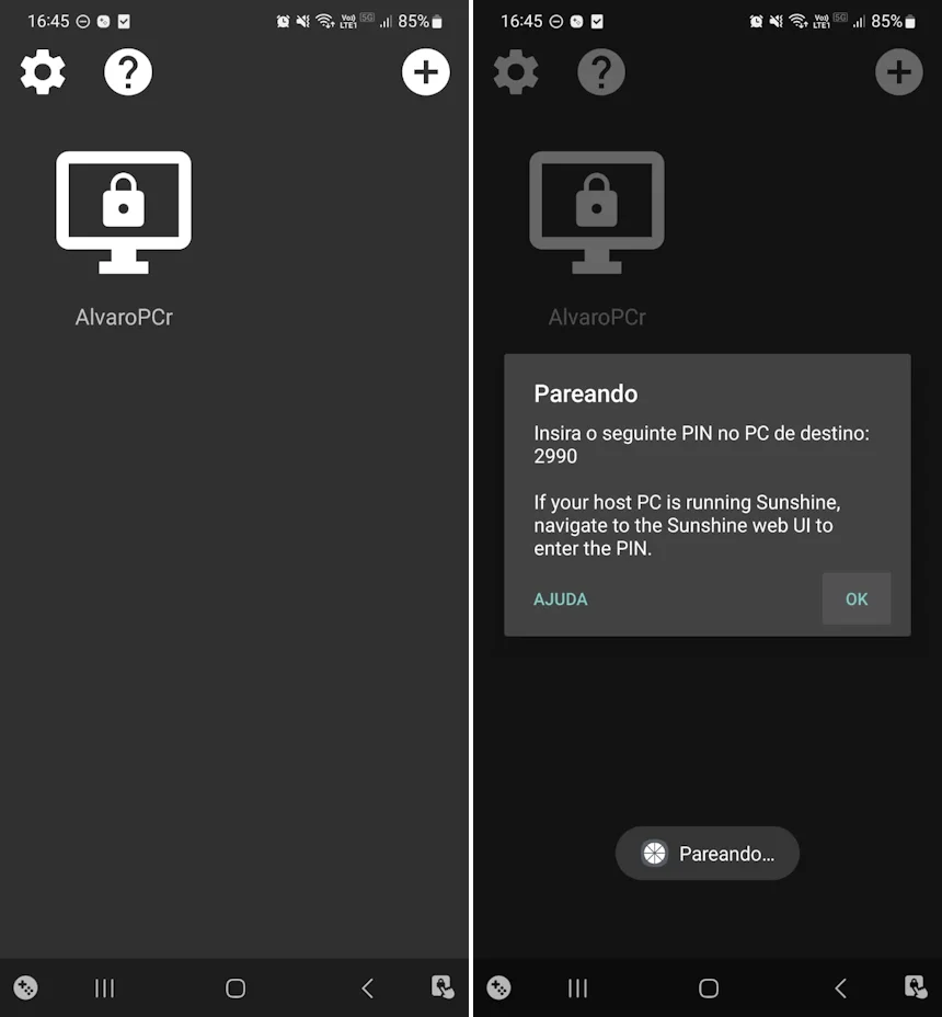 jogo Como fazer o streaming de jogos do PC para o celular - Passo 7