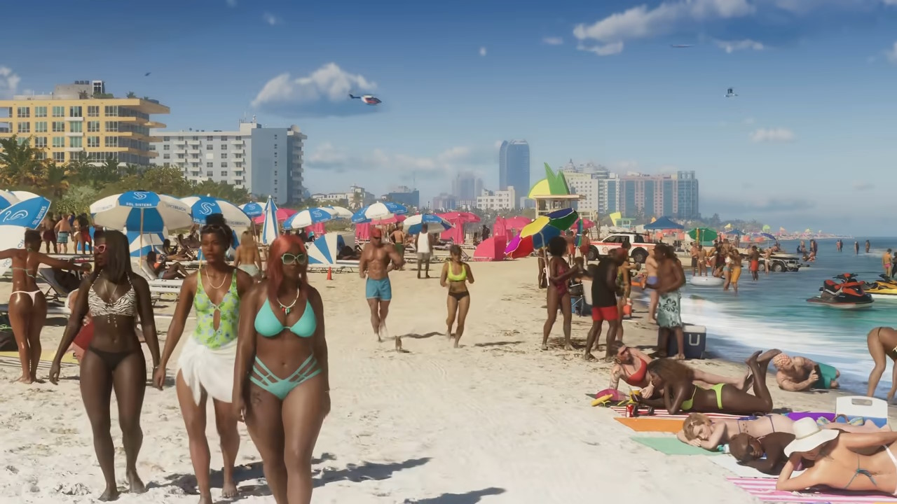 gta 6 GTA 6 - cena na praia