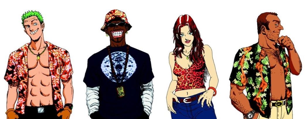 Crazy Taxi personagens