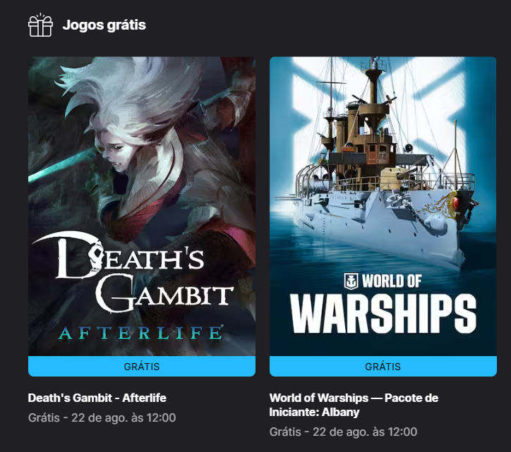 Epic Games Store Epic Games Store 15 agosto 2024
