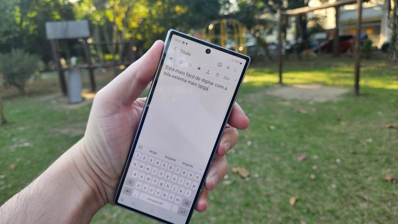 Galaxy Z Fold6 Galaxy Z Fold6 - tela externa