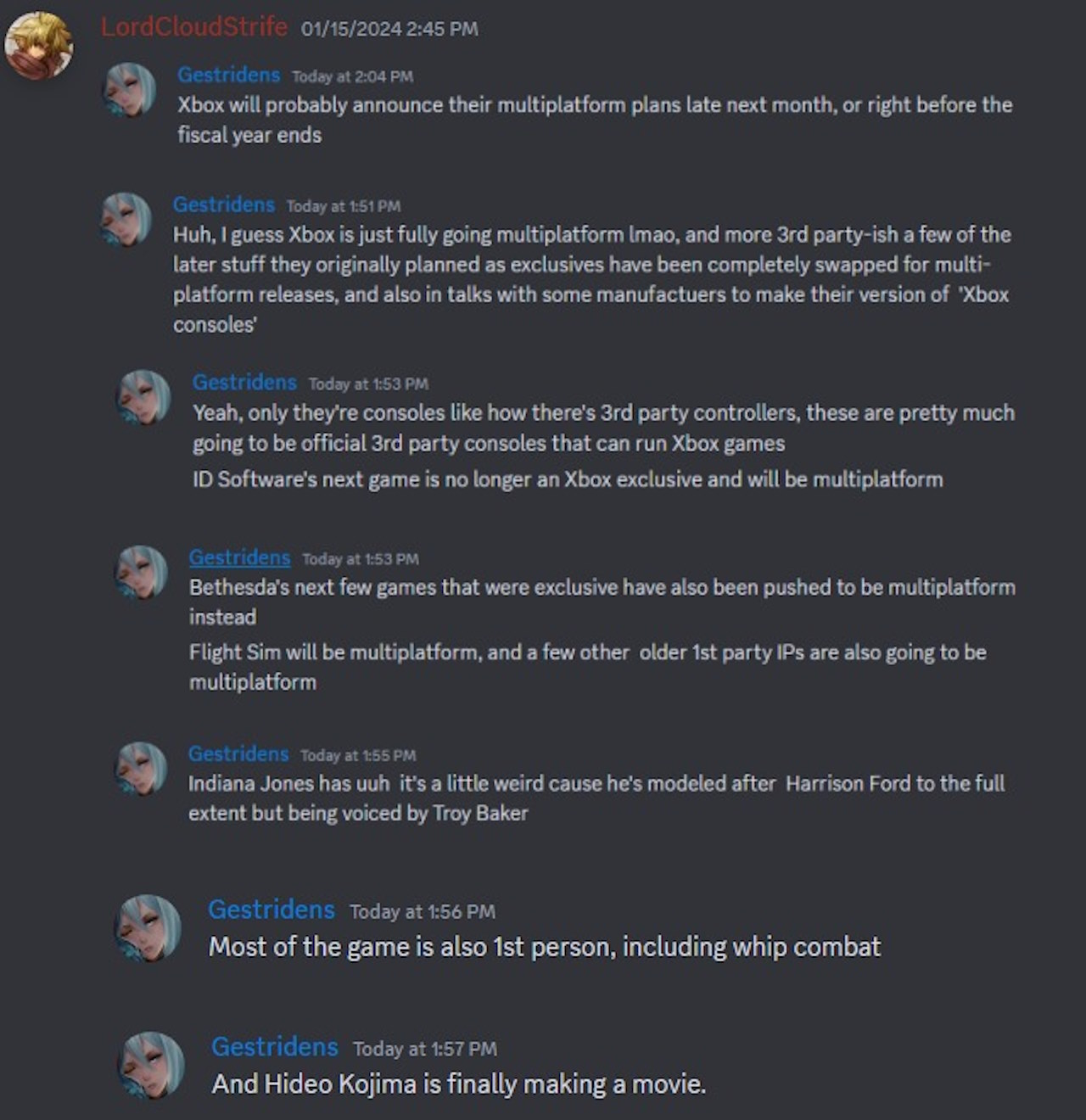 Xbox Leaker publica informações do Xbox no Discord