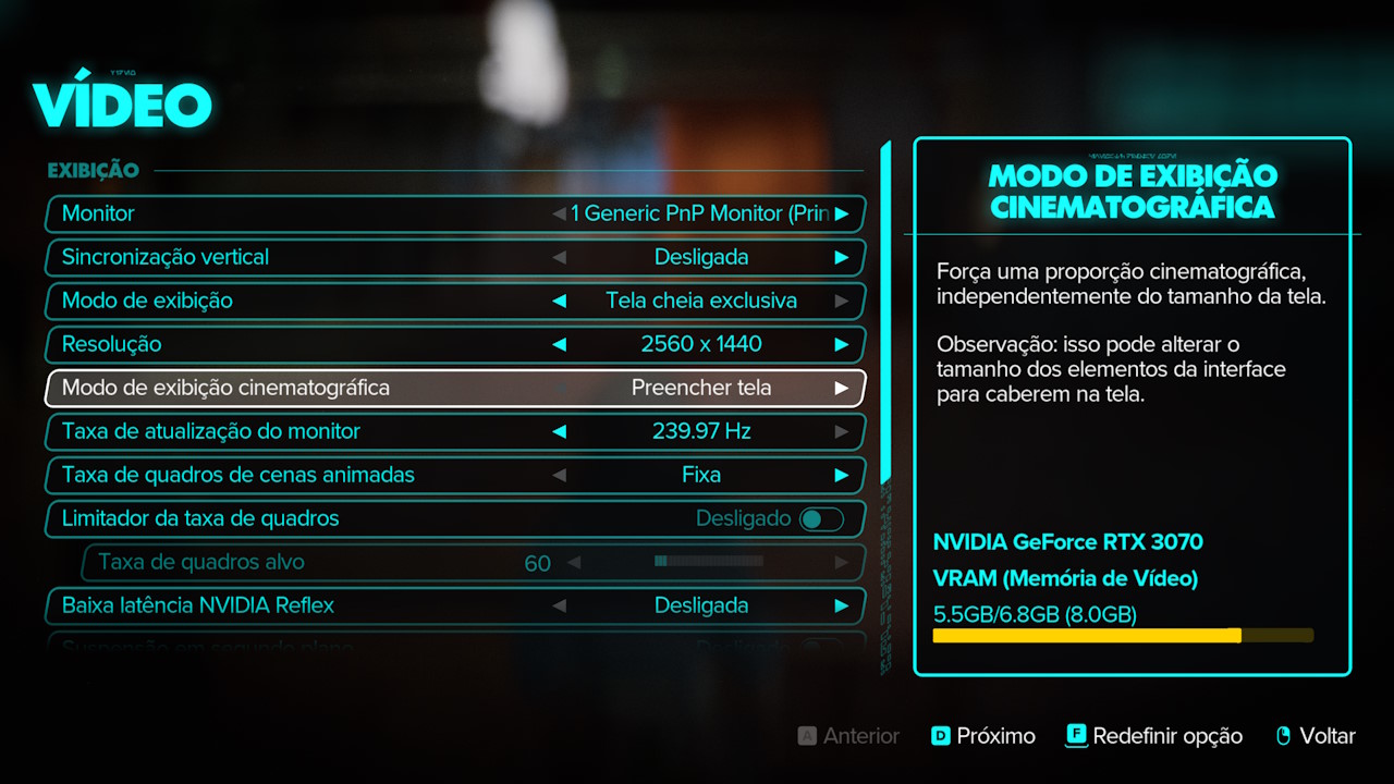 Star Wars Outlaws Star Wars Outlaws - como remover as barras pretas - passo 3
