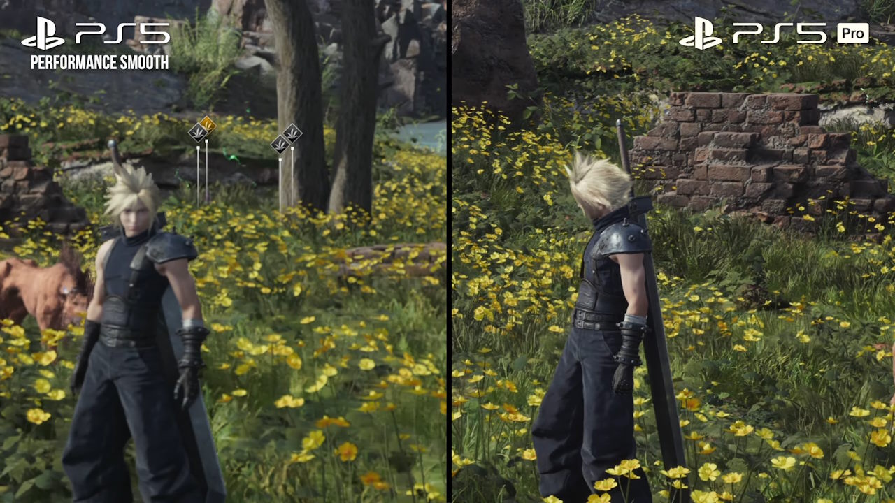 PS5 Pro Final Fantasy 7 Rebirth PS5 Pro - gráficos performance