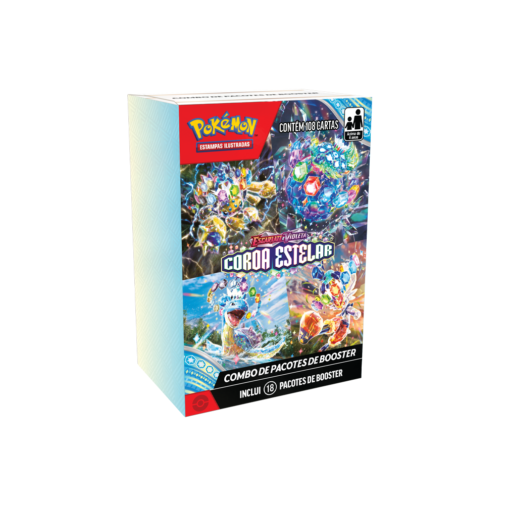 Pokémon TCG Pokémon TCG - Combo de Pacotes de Boosters Coroa Estelar