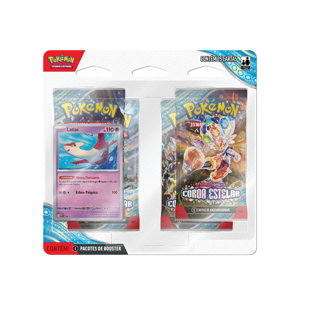 Pokémon TCG Pokémon TCG - Pacote Quádruplo Coroa Estelar (Latias)