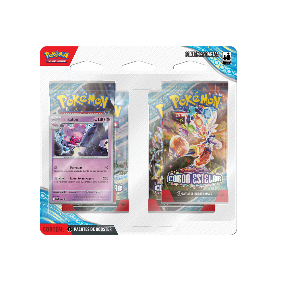 Pokémon TCG Pokémon TCG - Pacote Quádruplo Coroa Estelar (Tinkaton)