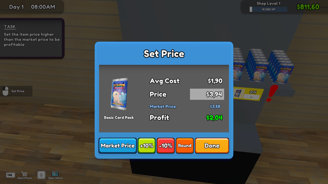 TCG Card Shop Simulator TCG Card Shop Simulator - preço das cartas