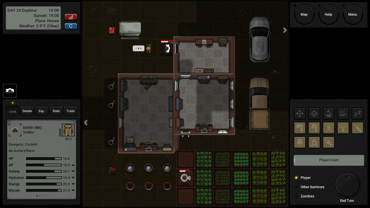 roguelike Terminus Zombie Survivors - roguelike elogiado