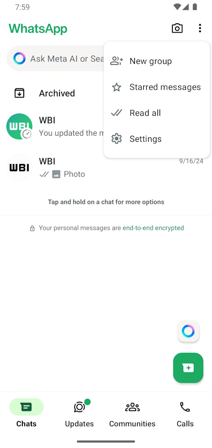 WhatsApp WhatsApp - função para marcar mensagens como lidas