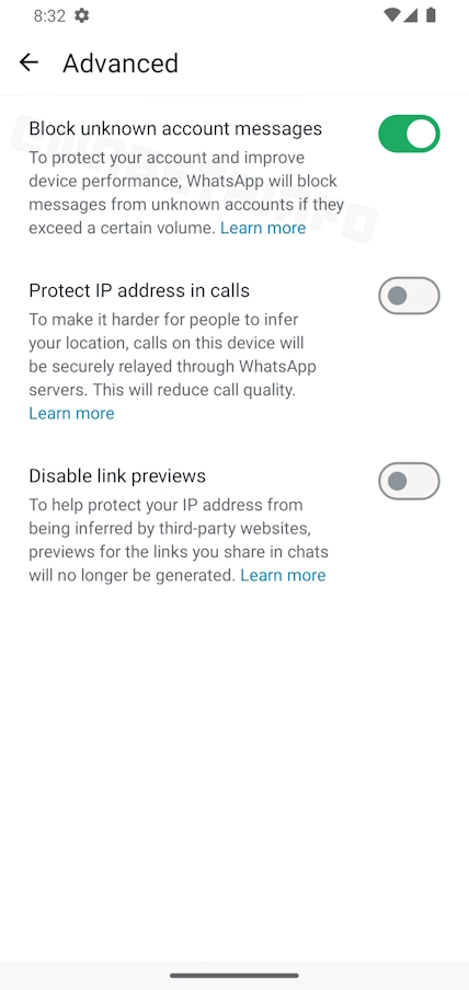 WhatsApp WhatsApp - função para não receber mensagens de contatos desconhecidos