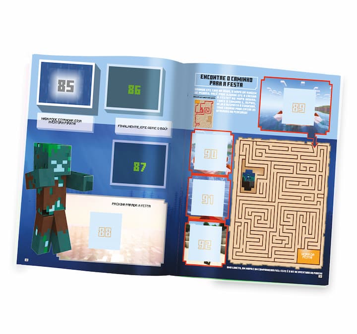 minecraft Minecraft álbum de figurinhas