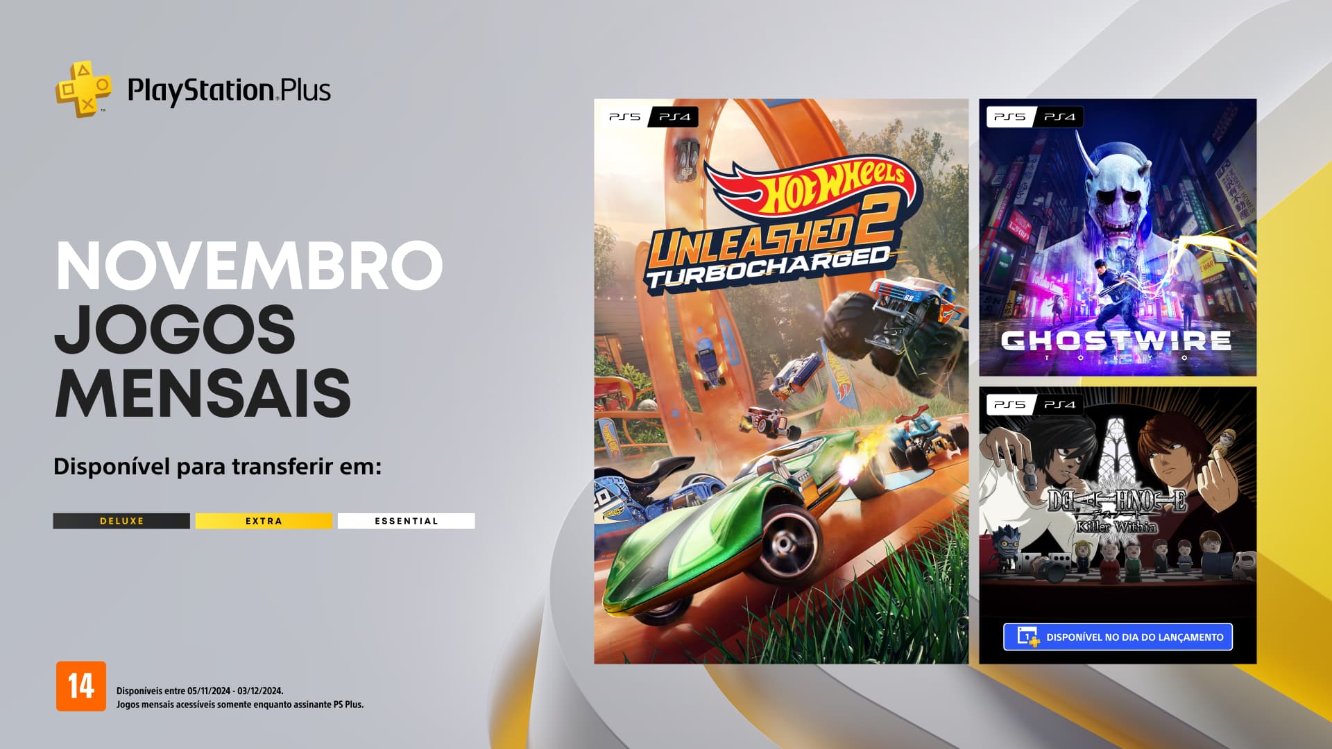 PS Plus PS Plus Essencial novembro