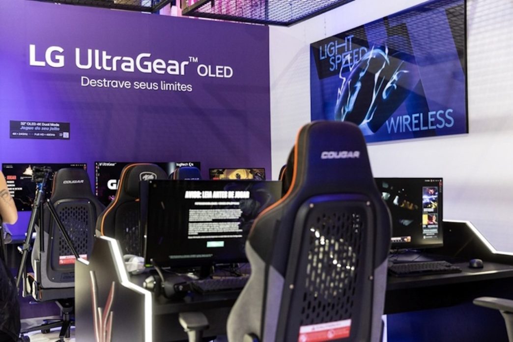 Monitores LG UltraGear na BGS 2024
