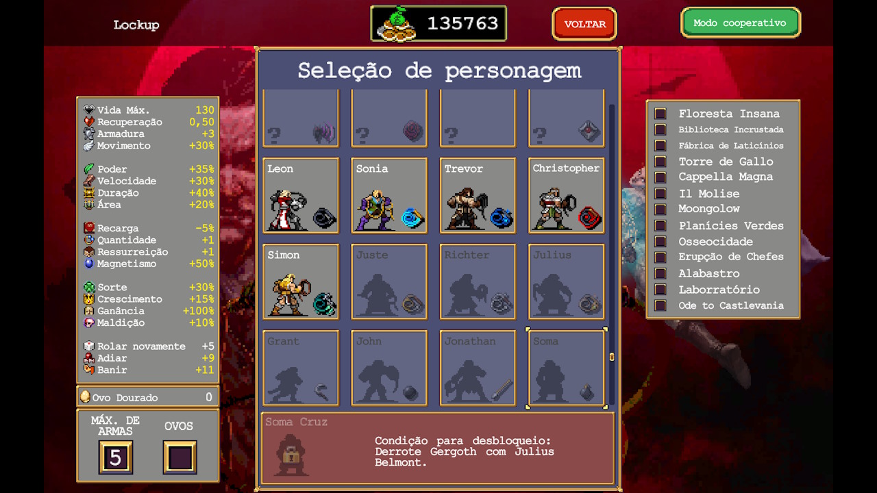 Ode to Castlevania Ode to Castlevania - personagens