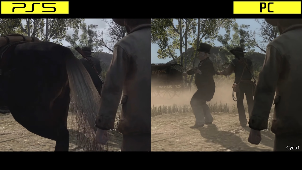 red dead redemption Red Dead Redemption PS5 vs PC