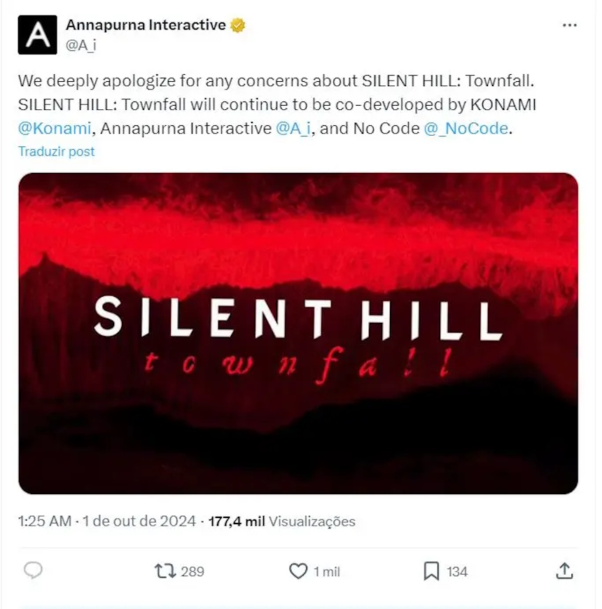 Silent Hill Townfall Silent Hill Townfall não foi cancelado