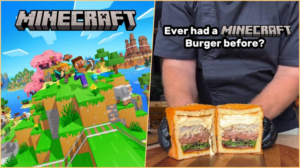 Hambúrguer Minecraft