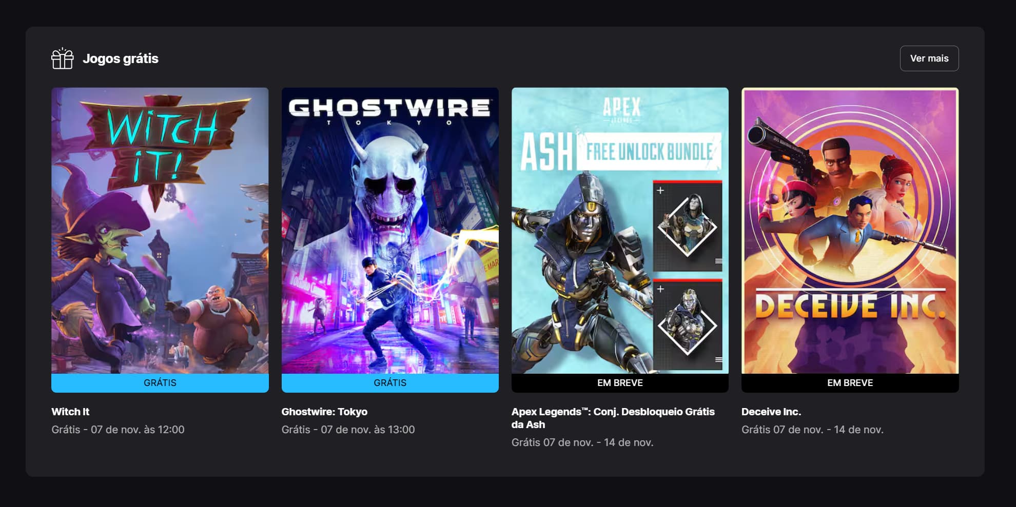 epic games store Epic Games jogos grátis