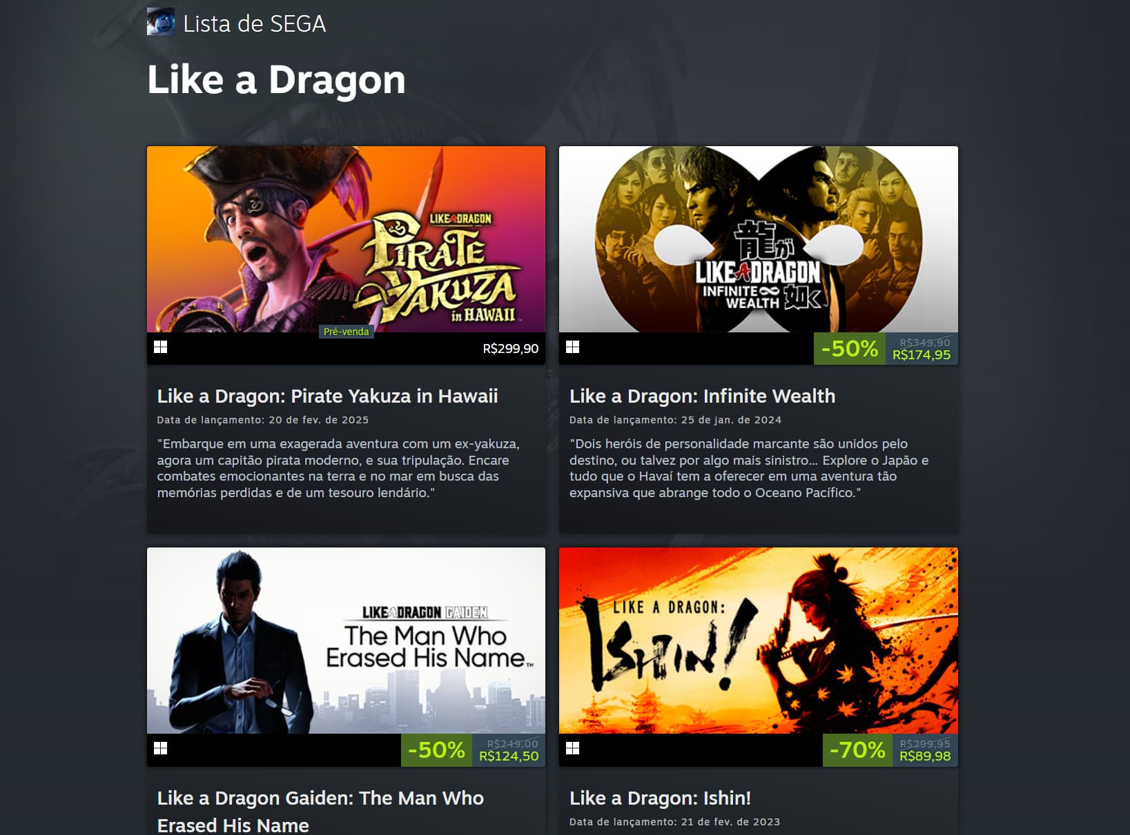 Yakuza Like a Dragon/Yakuza promoção