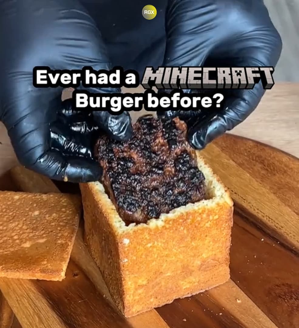 Minecraft Hambúrguer Minecraft