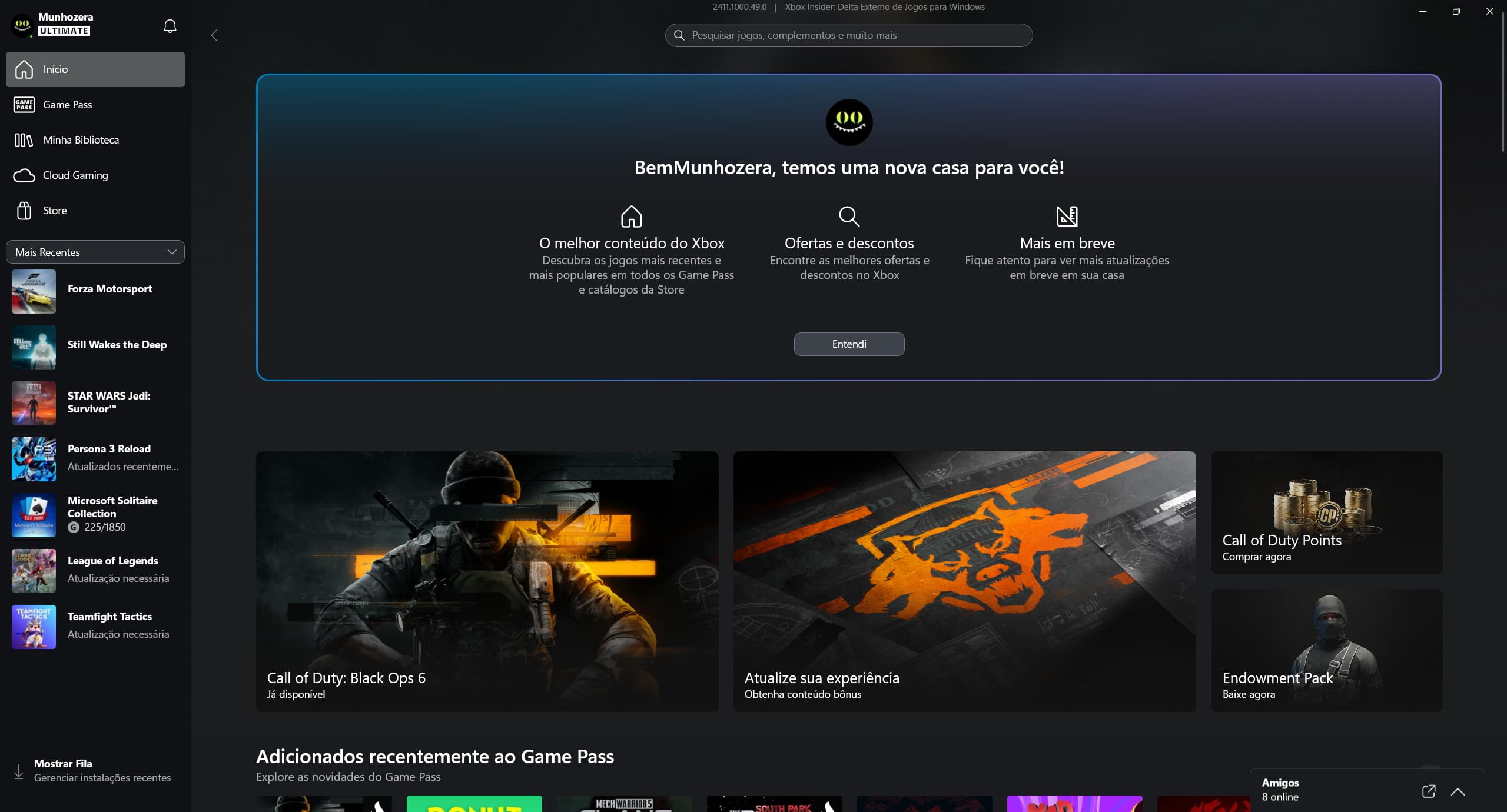 Xbox App Xbox App update