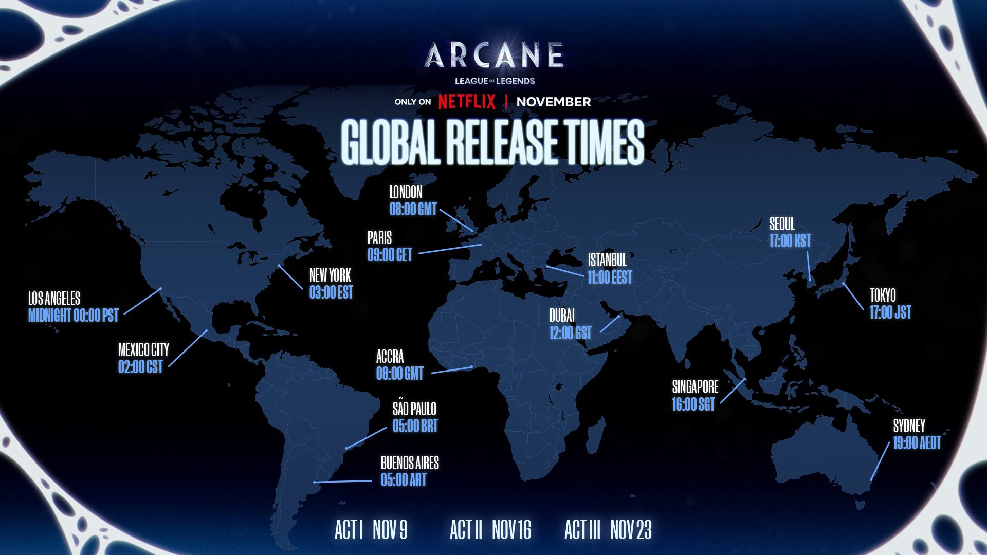 Arcane Arcane - data e hora de estreia na Netflix