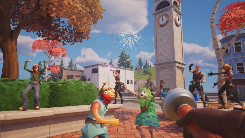 Fortnite - câmera em primeira pessoa