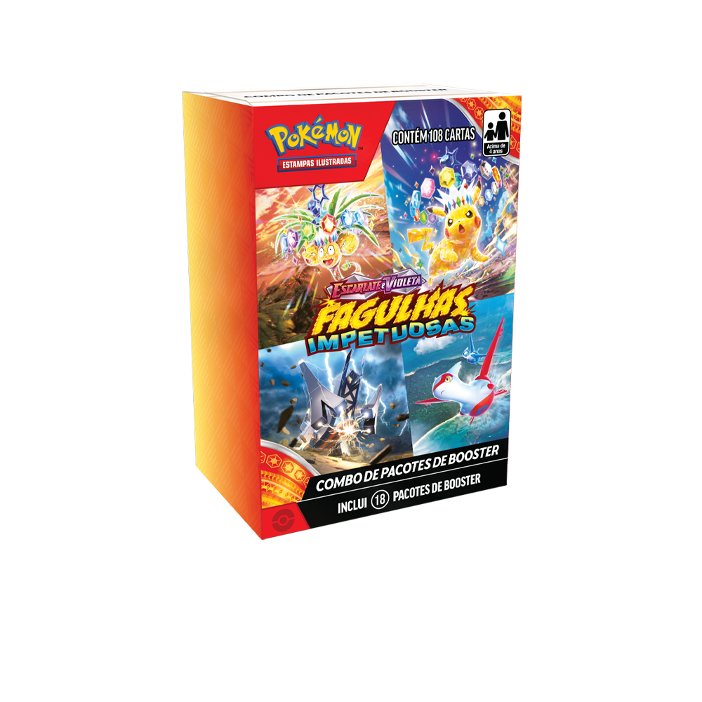 Pokémon TCG Combo de Booster - Fagulhas Impetuosas