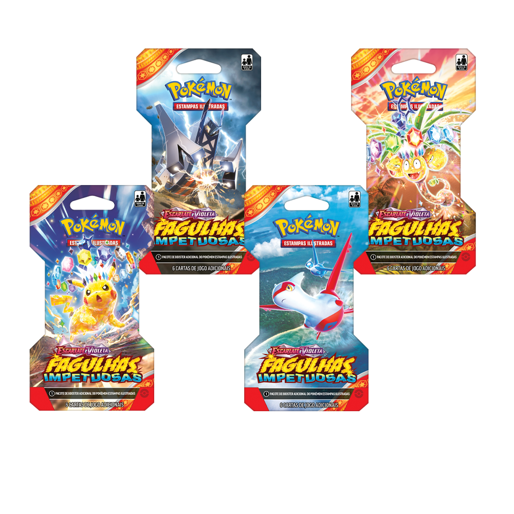 Pokémon TCG Blister Unitário - Fagulhas Impetuosas