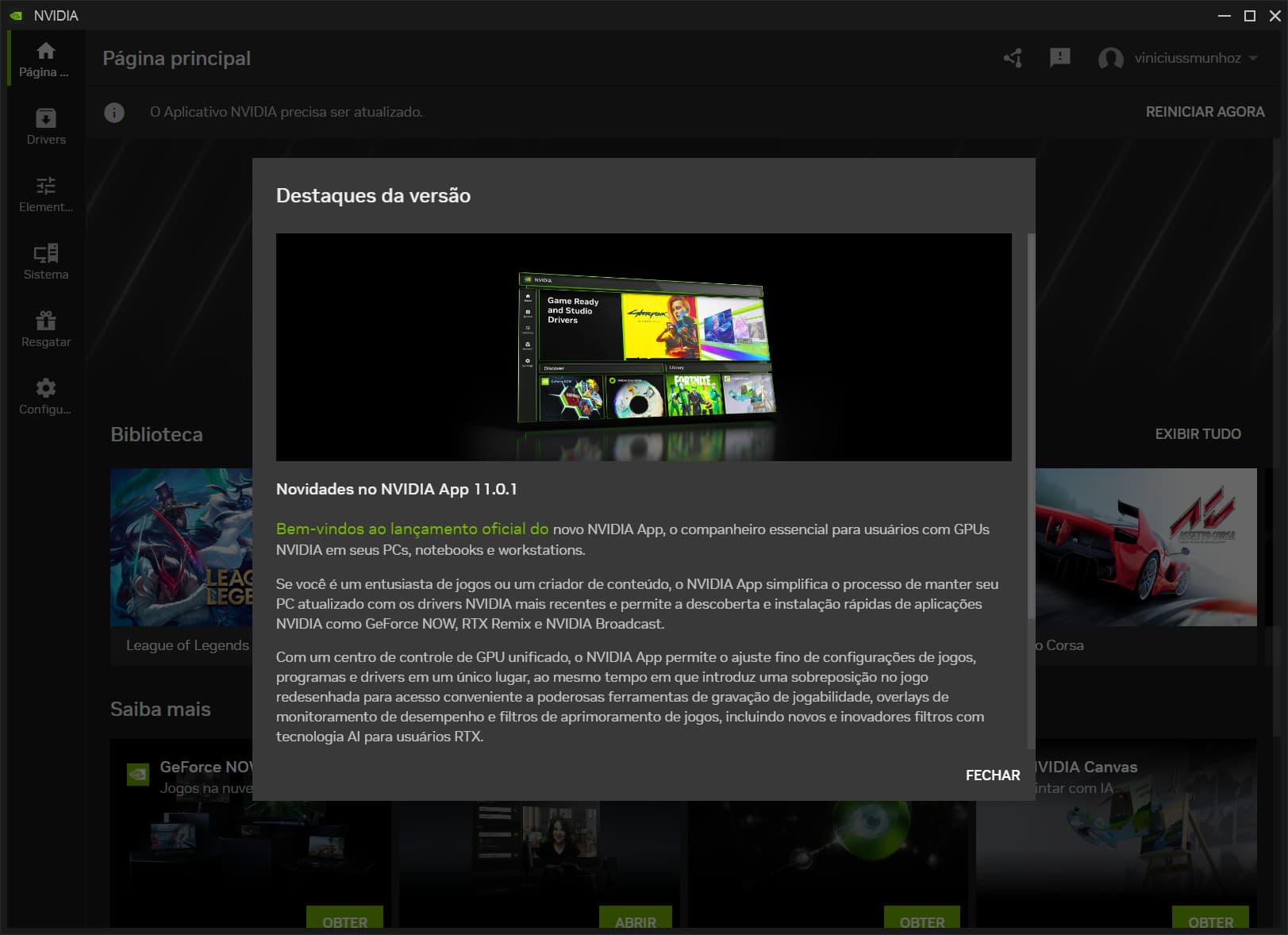 NVIDIA App NVIDIA App