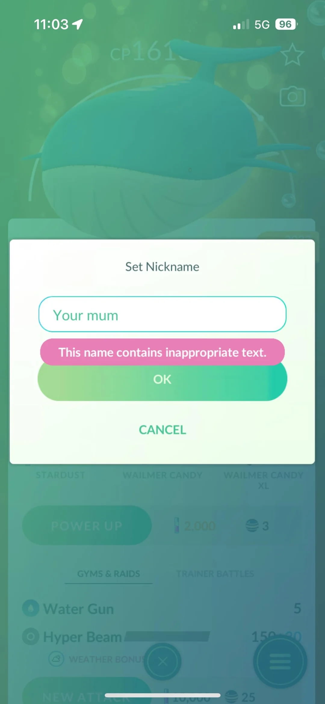 Pokémon GO Pokémon GO censura