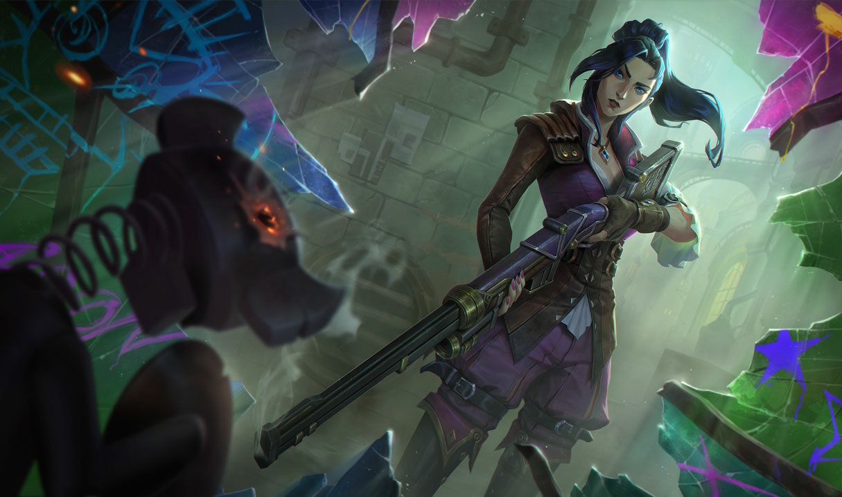 Tencent Caitlyn Arcane - skin do League of Legends