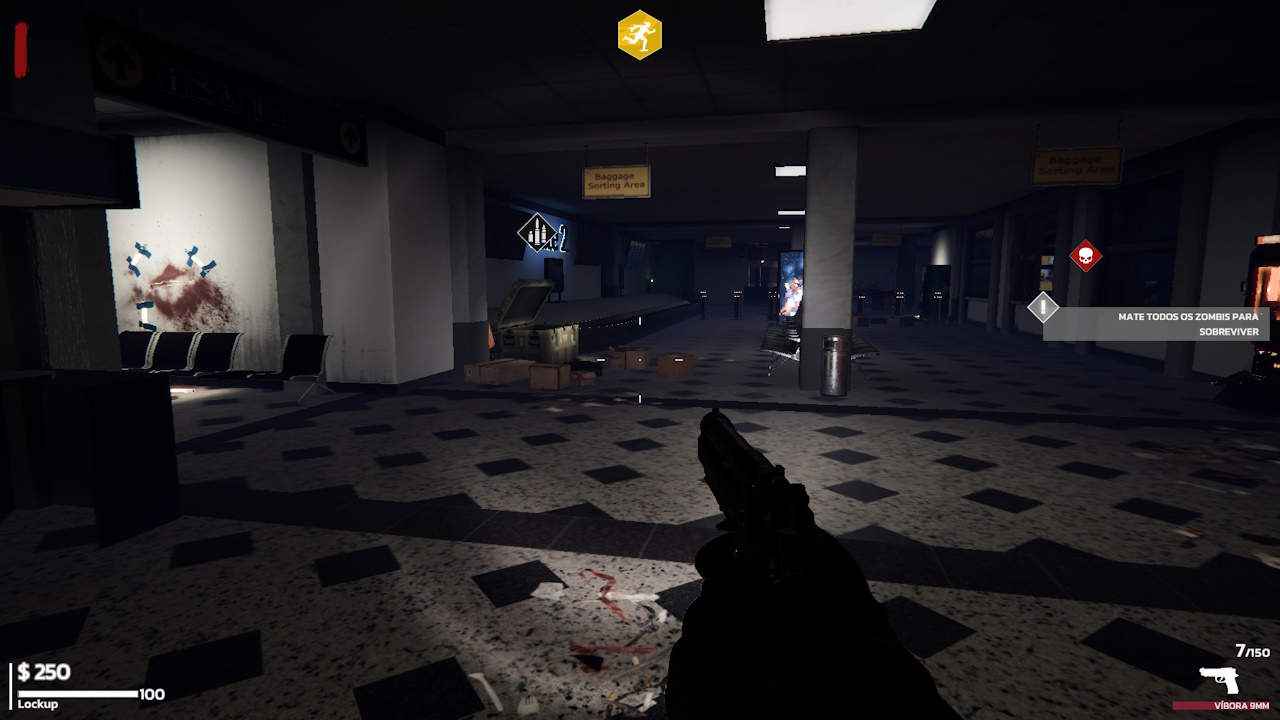 Ultimate Zombie Defense 2 Ultimate Zombie Defense 2 - mapa terminal do aeroporto