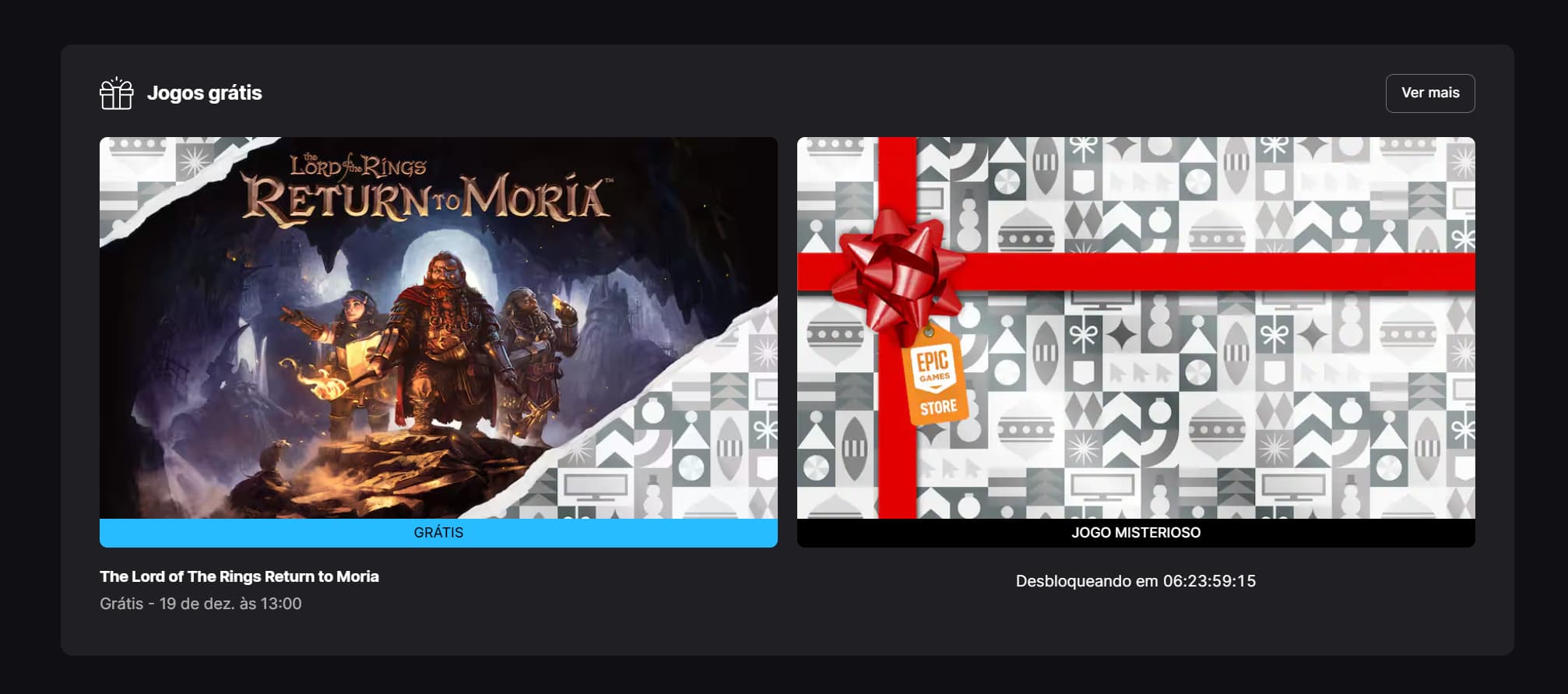 Epic Games Epic Games Store jogo grátis