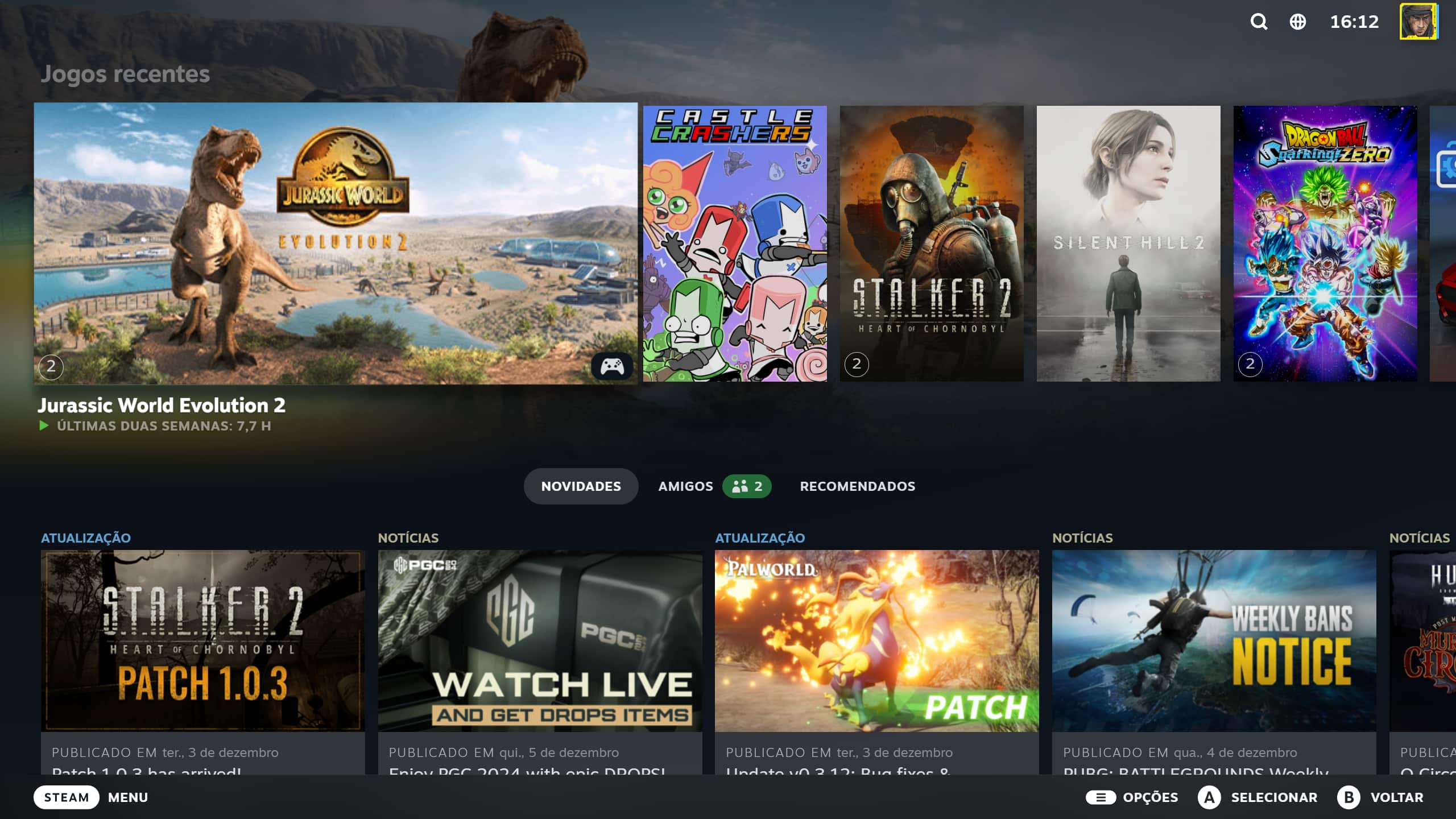 SteamOS Steam Big Picture