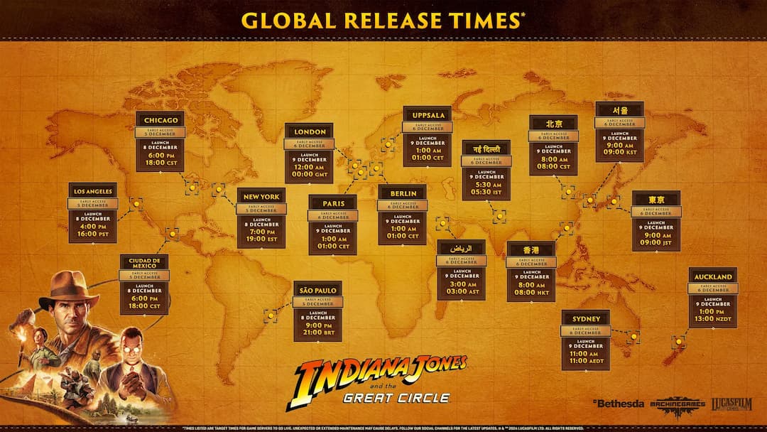 indiana jones e o grande círculo Indiana Jones e o Grande Círculo hora do lançamento