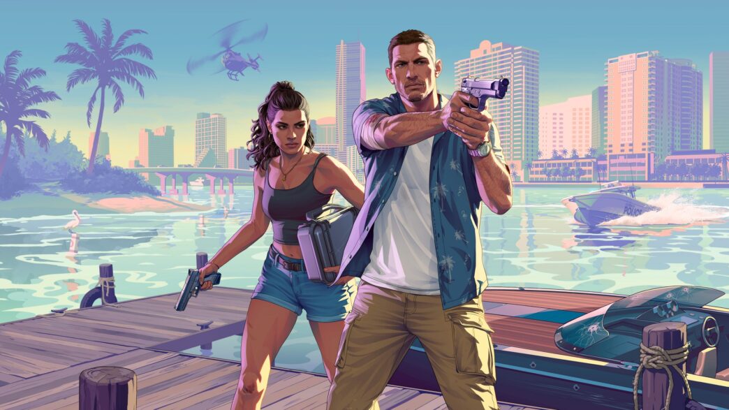 Jason e Lucia ilustração GTA 6